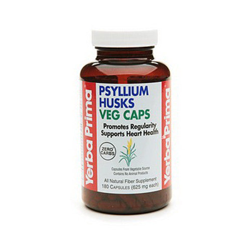 Yerba Prima Psyllium Husks Veg Caps - 180 Capsules
